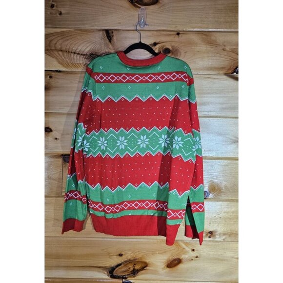 Mad Emgine XL Singing Kitty Cat Kittens Meowy Catmas Ugly Sweater Christmas - Picture 2 of 8